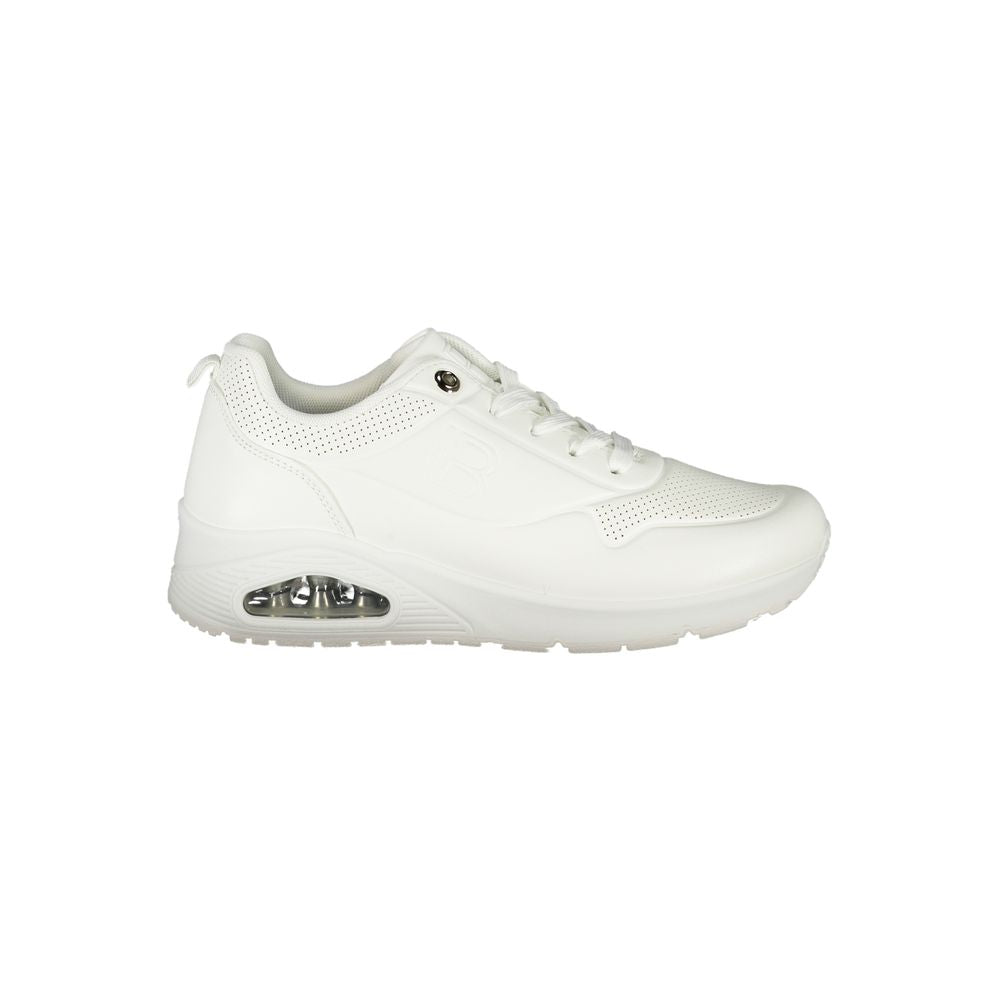 Laura Biagiotti Laura Biagiotti White Polyester Women Sneaker (Shoe Size Women: EU39/US9, nan: nan, nan: nan)