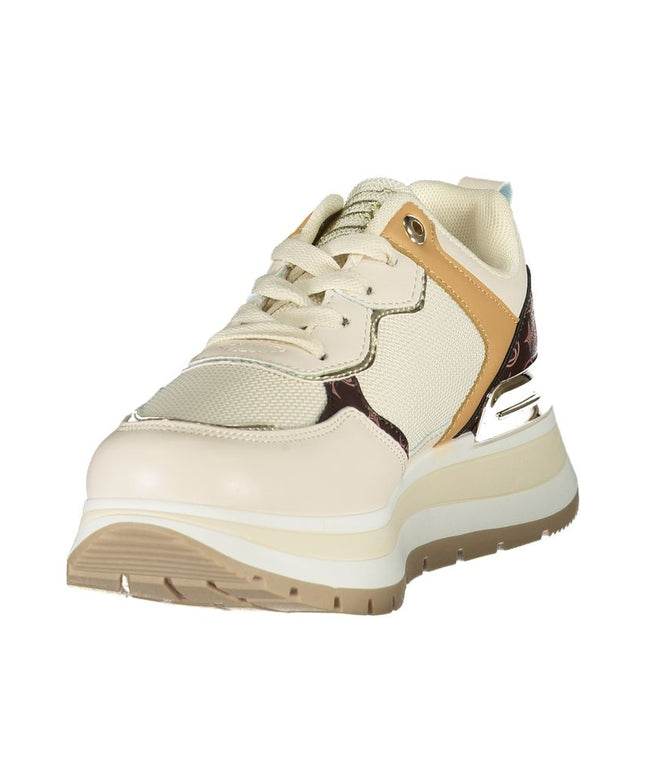 Laura Biagiotti Beige Polyester Women Sneaker