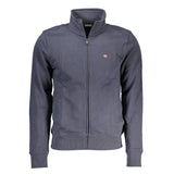 Napapijri Napapijri Blue Cotton Men Sweater (Italian Size MEN: S, nan: nan, nan: nan)