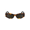 Calvin Klein Brown Acetate Women's Sunglass