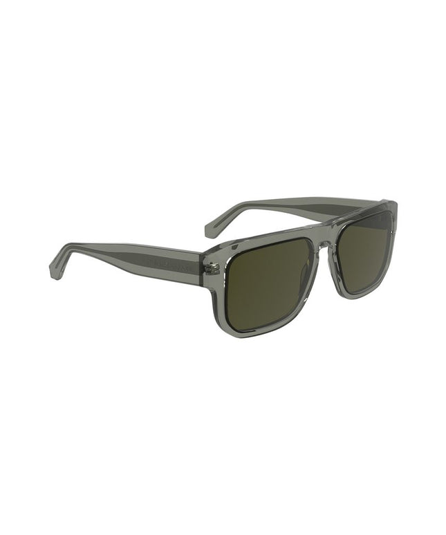 Calvin Klein Gray Acetate Men Sunglass