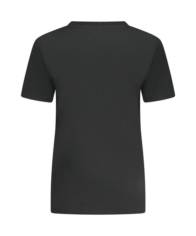 Converse Black Cotton Women T-Shirt