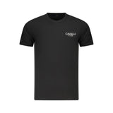 Cavalli Class Black Cotton Men T-Shirt