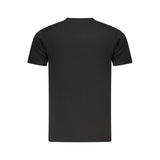 Cavalli Class Black Cotton Men T-Shirt