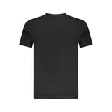 Cavalli Class Black Cotton Men T-Shirt