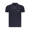 Marina Yachting Blue Cotton Men Polo Shirt