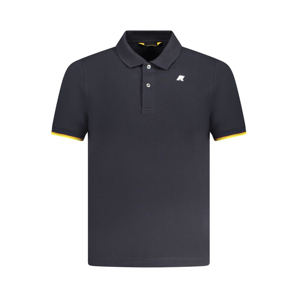 K-WAY K-WAY Blue Cotton Polo Shirt (Italian Size MEN: S, nan: nan, nan: nan)