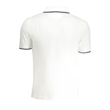 La Martina White Cotton Men Polo Shirt