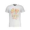 Cavalli Class White Cotton Men T-Shirt