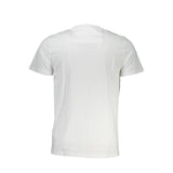 Cavalli Class White Cotton Men T-Shirt