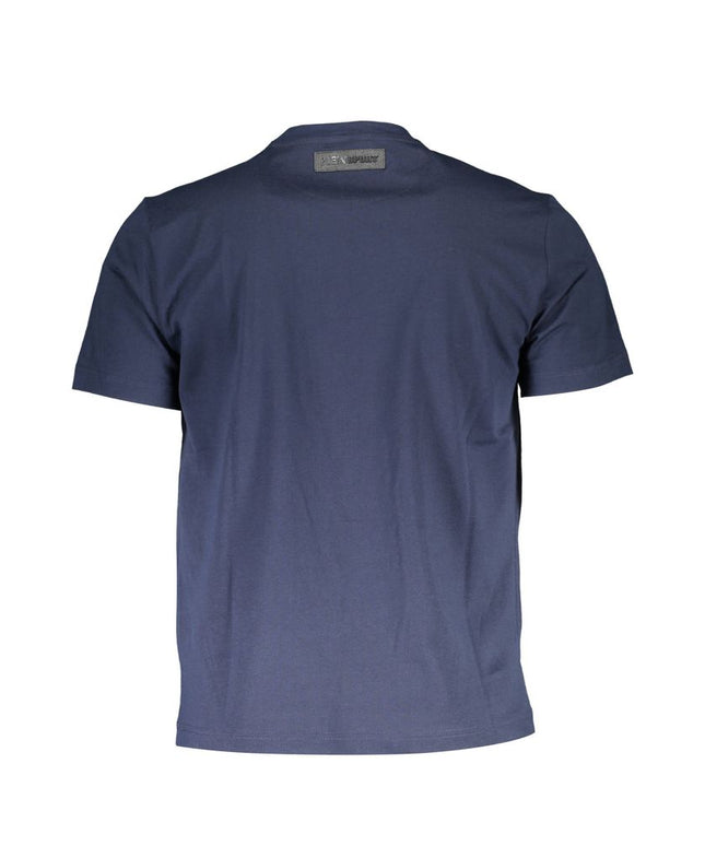 Plein Sport Blue Cotton Men T-Shirt
