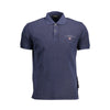 Napapijri Blue Cotton Men Polo Shirt