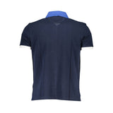 La Martina Blue Cotton Mens Polo Shirt