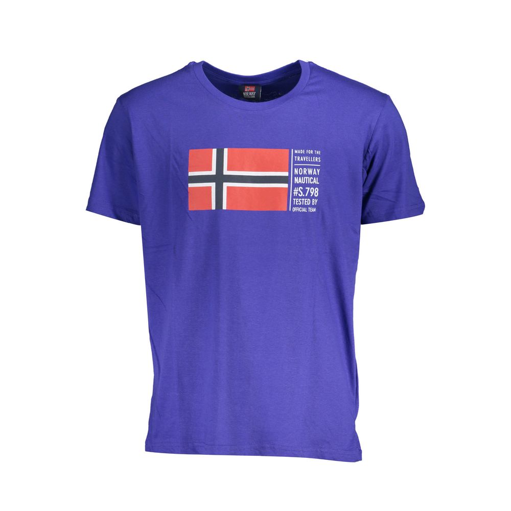 Norway 1963 Norway 1963 Blue Cotton Men T-Shirt (Italian Size MEN: XL, nan: nan, nan: nan)