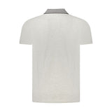 Cavalli Class Gray Cotton Polo Shirt