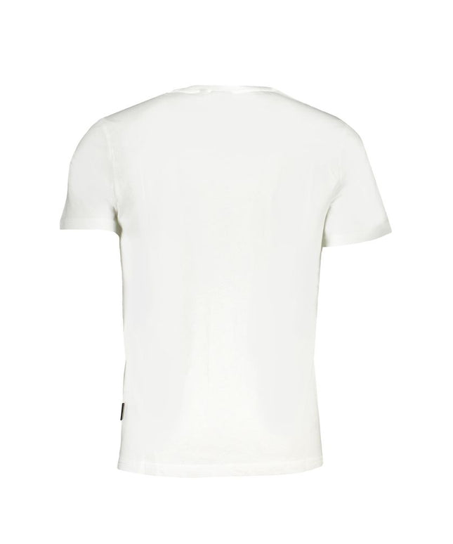 Napapijri White Cotton T-Shirt