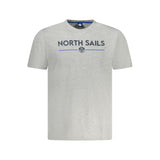 North Sails Brown Cotton Men T-Shirt