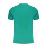 Cavalli Class Green Cotton Men Polo Shirt