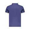 Cavalli Class Blue Cotton Men Polo Shirt