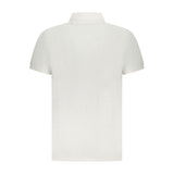 Cavalli Class White Cotton Men Polo Shirt