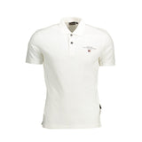 Napapijri Napapijri White Cotton Men Polo Shirt (Italian Size MEN: S, nan: nan, nan: nan)