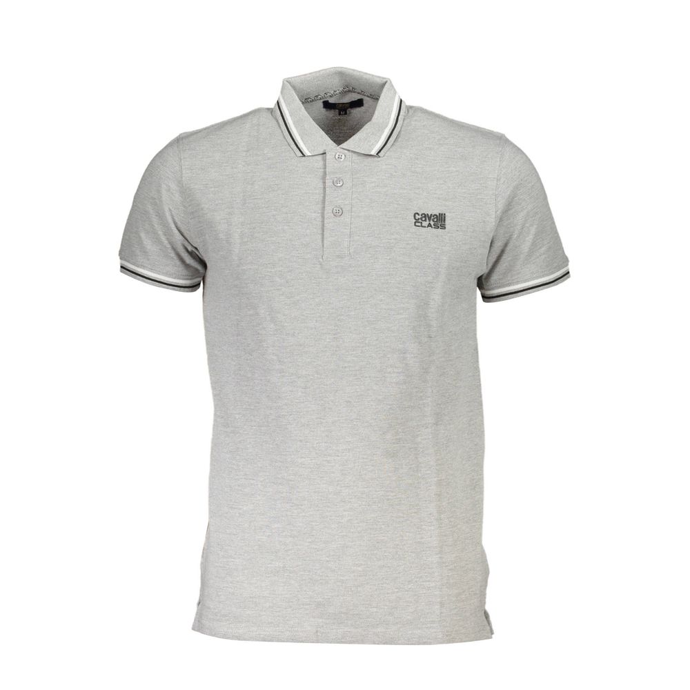 Cavalli Class Cavalli Class Brown Cotton Men Polo Shirt (Italian Size MEN: M, nan: nan, nan: nan)