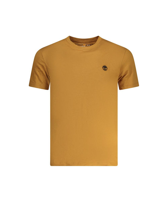 Timberland Brown Cotton Men T-Shirt
