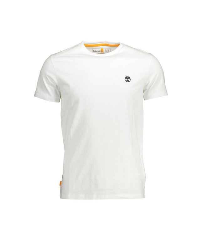 Timberland White Organic Cotton Men T-Shirt