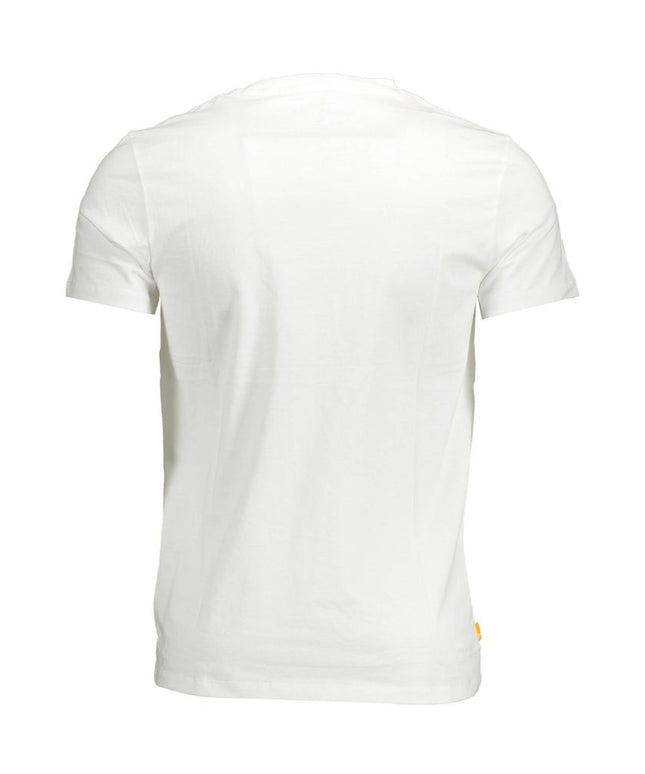 Timberland White Organic Cotton Men T-Shirt
