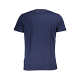 La Martina Blue Cotton Men TShirt