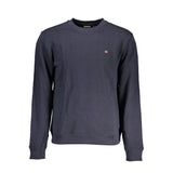 Napapijri Napapijri Blue Cotton Men Sweater (Italian Size MEN: S, nan: nan, nan: nan)