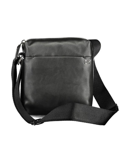 Calvin Klein Black Polyester Men Shoulder Bag