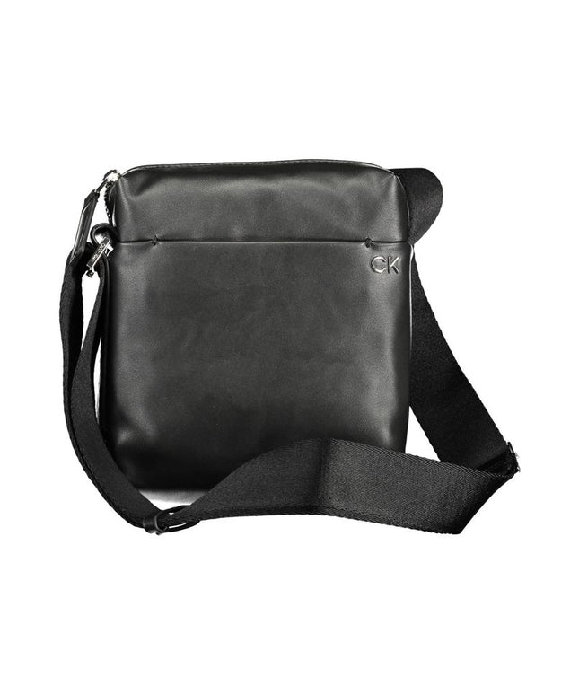 Calvin Klein Black Polyester Men Shoulder Bag