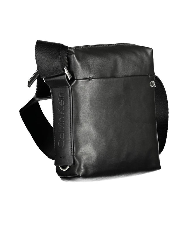 Calvin Klein Black Polyester Men Shoulder Bag