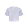 Converse Purple Cotton Women T-Shirt