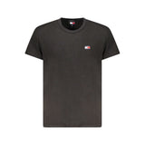 Tommy Hilfiger Black Cotton Men T-Shirt