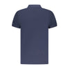 Trussardi Blue Cotton Men Polo Shirt
