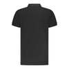 Cavalli Class Black Cotton Men Polo Shirt