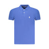 Marina Yachting Blue Cotton Men Polo Shirt