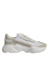 Dolce & Gabbana White Low Top Daymaster Men SneakersShoes