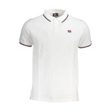 Norway 1963 White Cotton Men Polo Shirt