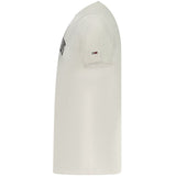Tommy Hilfiger White Cotton Men T-Shirt