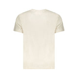 Tommy Hilfiger Beige Cotton Men T-Shirt