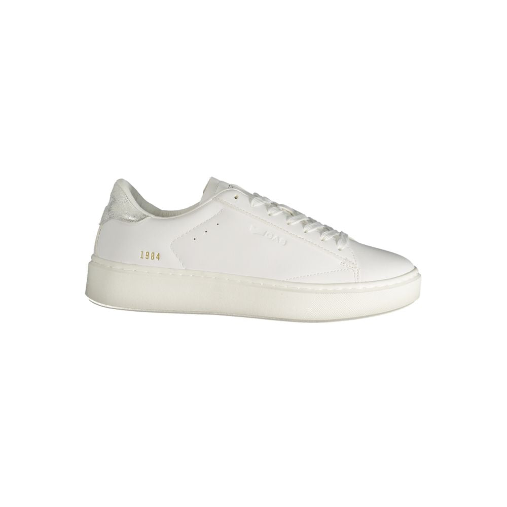 Gas Gas White Polyester Women Sneaker (Shoe Size Women: EU37/US7, nan: nan, nan: nan)