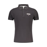 Accademia Militare Black Cotton Polo Shirt