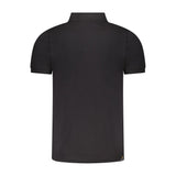 Accademia Militare Black Cotton Polo Shirt