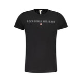 Accademia Militare Black Cotton T-Shirt
