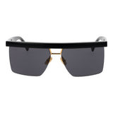 Max Mara Black Stainless Steel Sunglasses