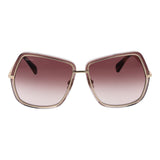 Max Mara Gold Metal Sunglasses