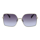 Max Mara Silver Metal Sunglasses